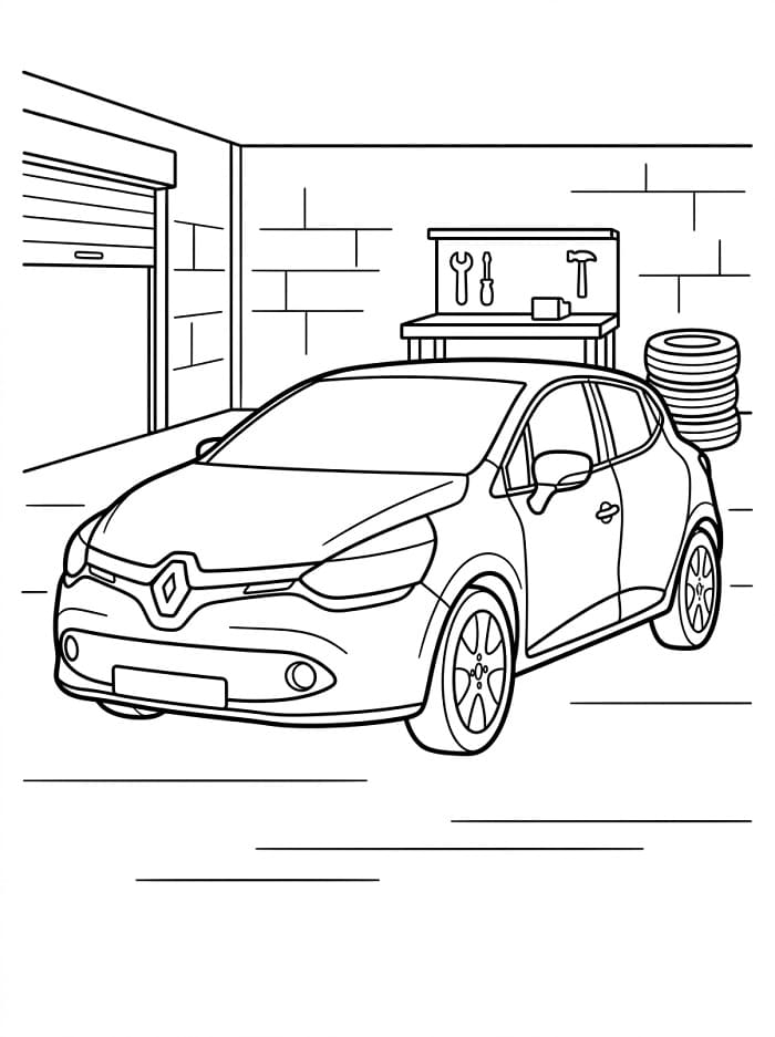 Renault evde Boyama Sayfası