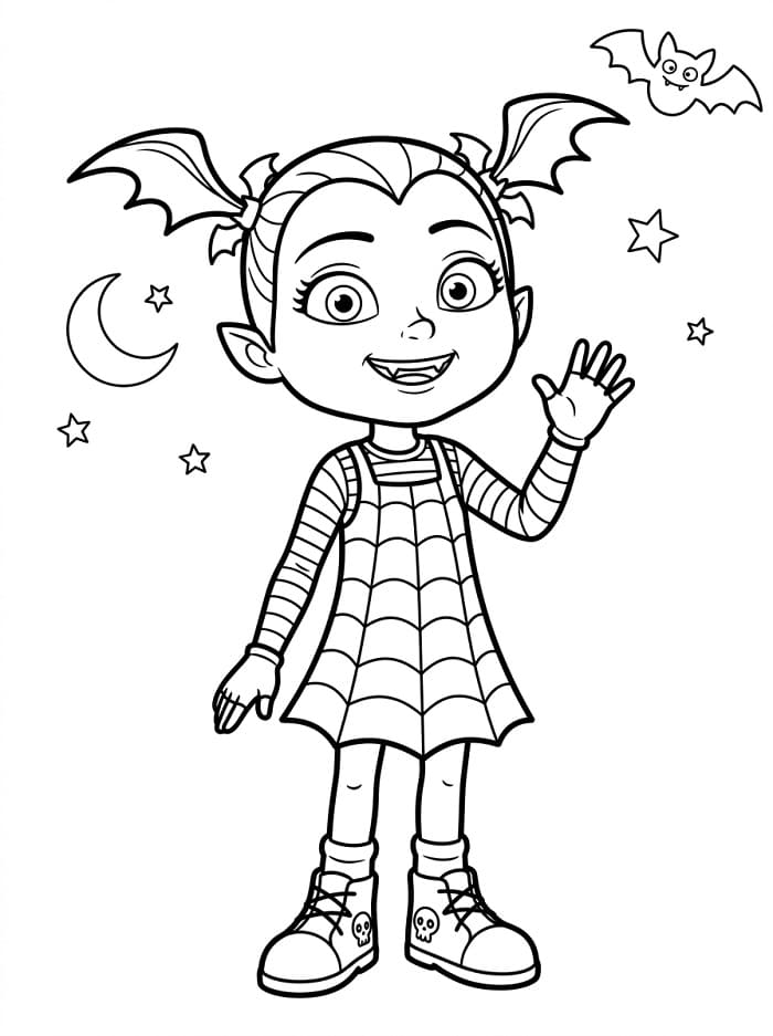 Vampirina Boyama Sayfaları