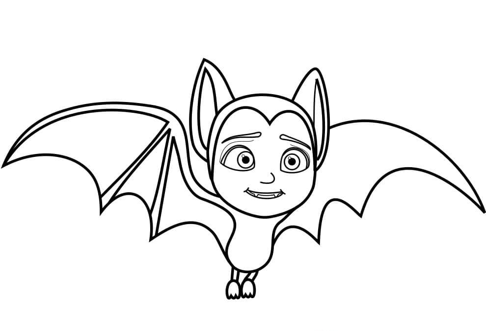 Ücretsiz Vampirina Boyama Sayfası