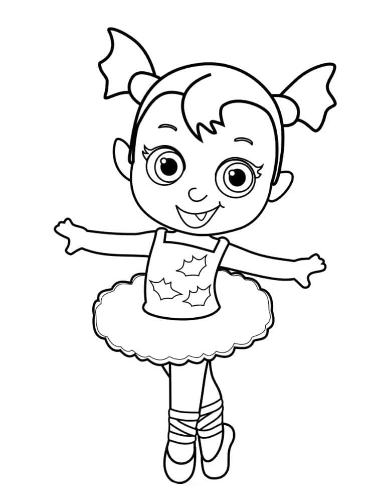 Vampirina Ücretsiz Boyama Sayfası