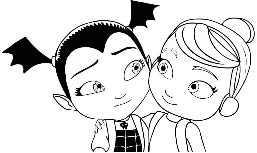 Vampirina Yazdır Boyama Sayfası
