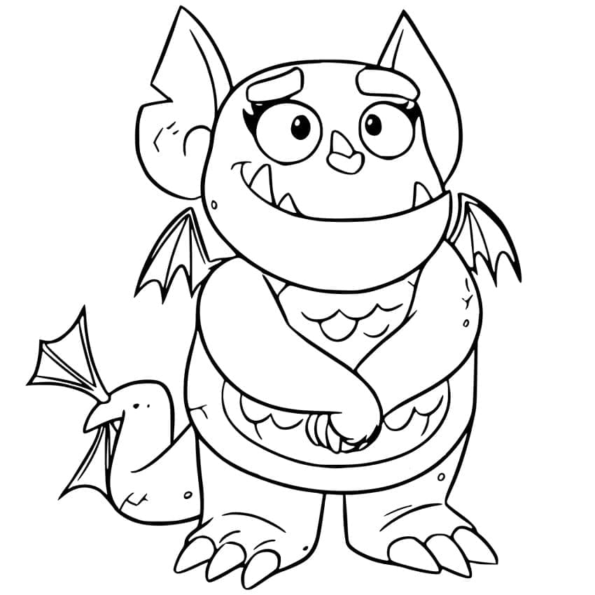 Vampirina Yazdırılabilir Boyama Sayfası