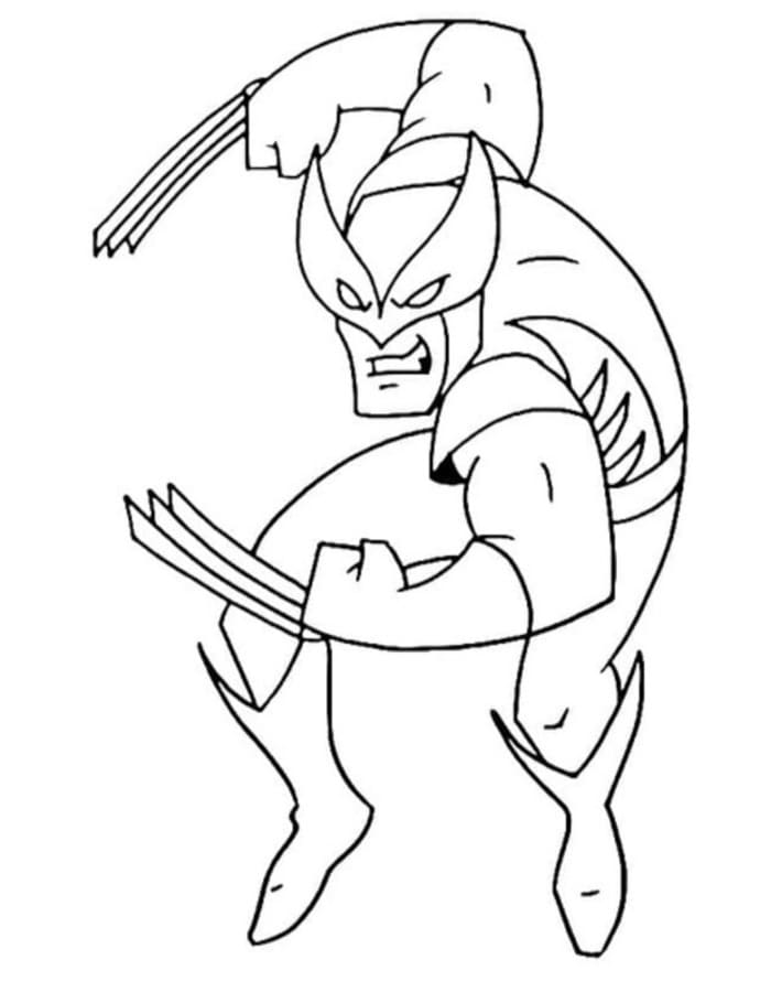 Wolverine Bedava Boyama Sayfası