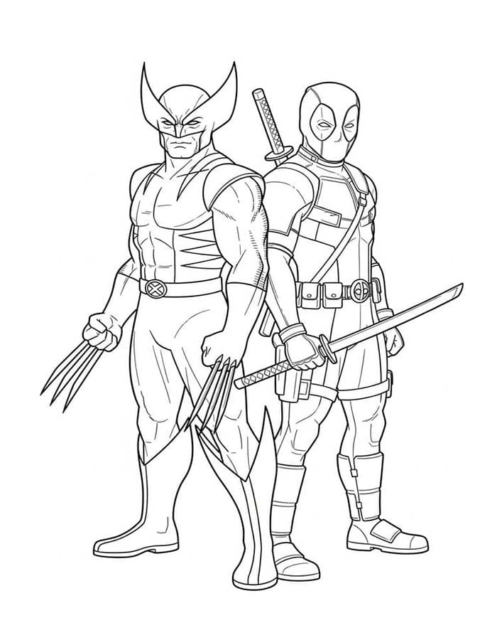 Wolverine X-men Boyama Sayfası