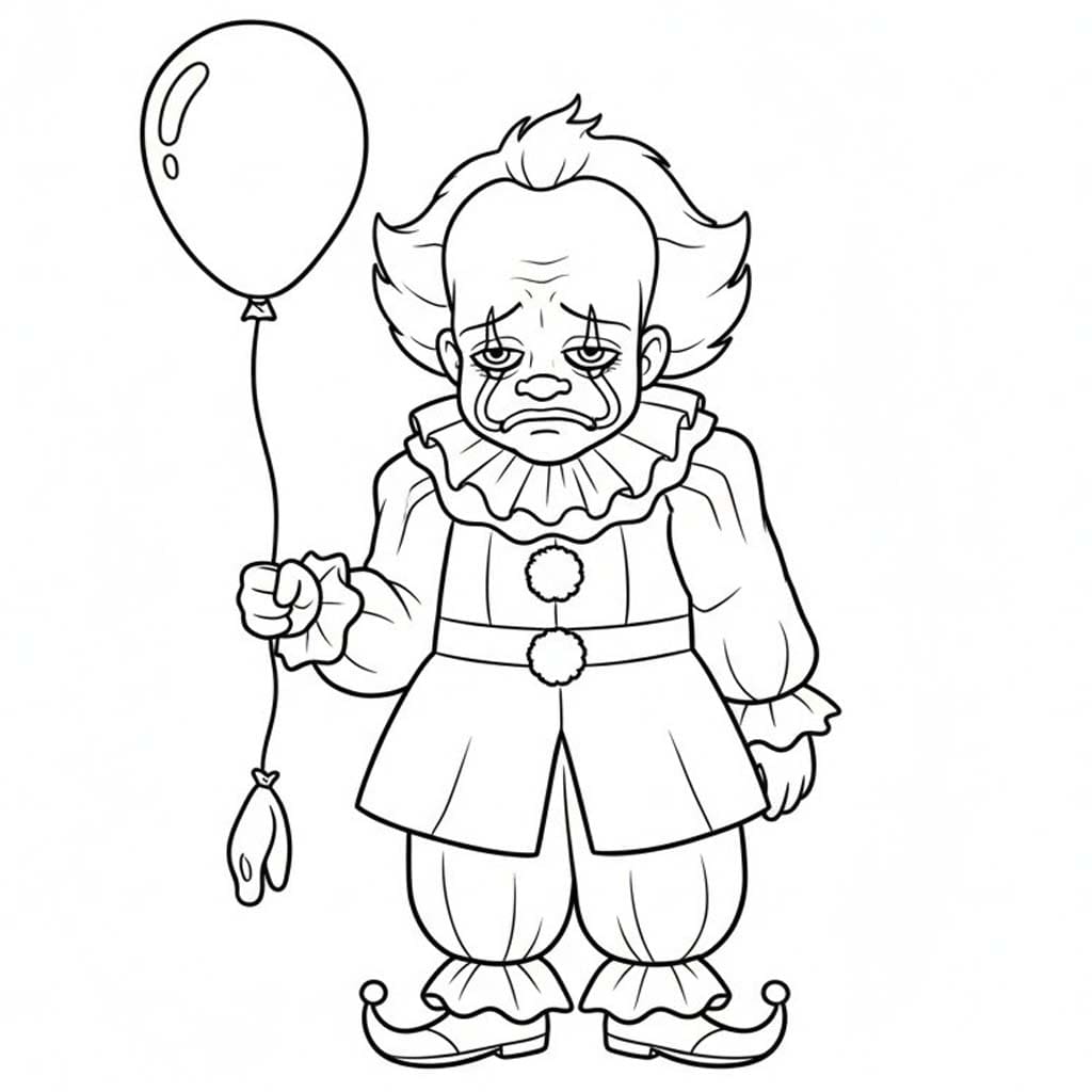 Pennywise Ücretsiz Boyama Sayfası