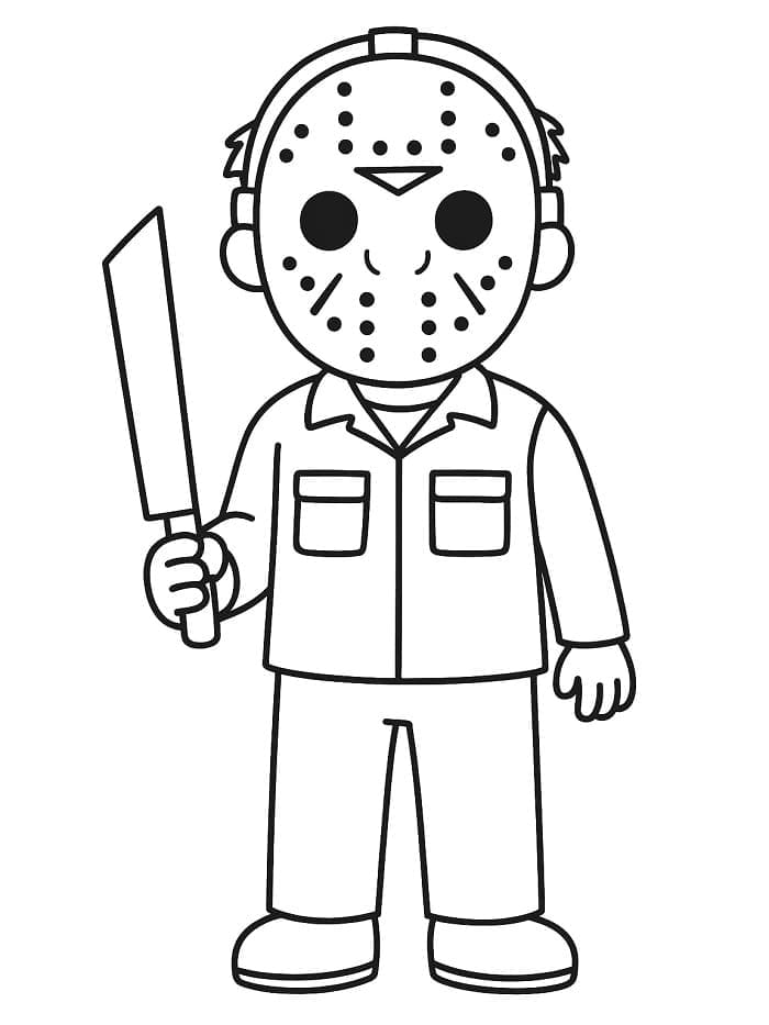 Jason Voorhees Boyama Sayfaları
